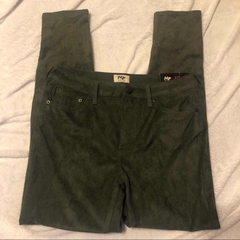 Aeropostale Tokyo Darling faux suede high waisted jegging - Picture 5 of 9